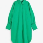 Knee Long Sleeve Shirt - Green