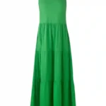 Sleeveless Tiered Maxi - Green